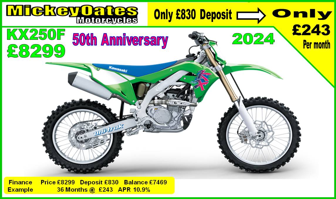 NEW '24 KX250F 50th Anniversary